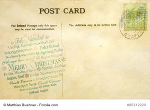 Weihnachten Postkarte Matthias Buehner